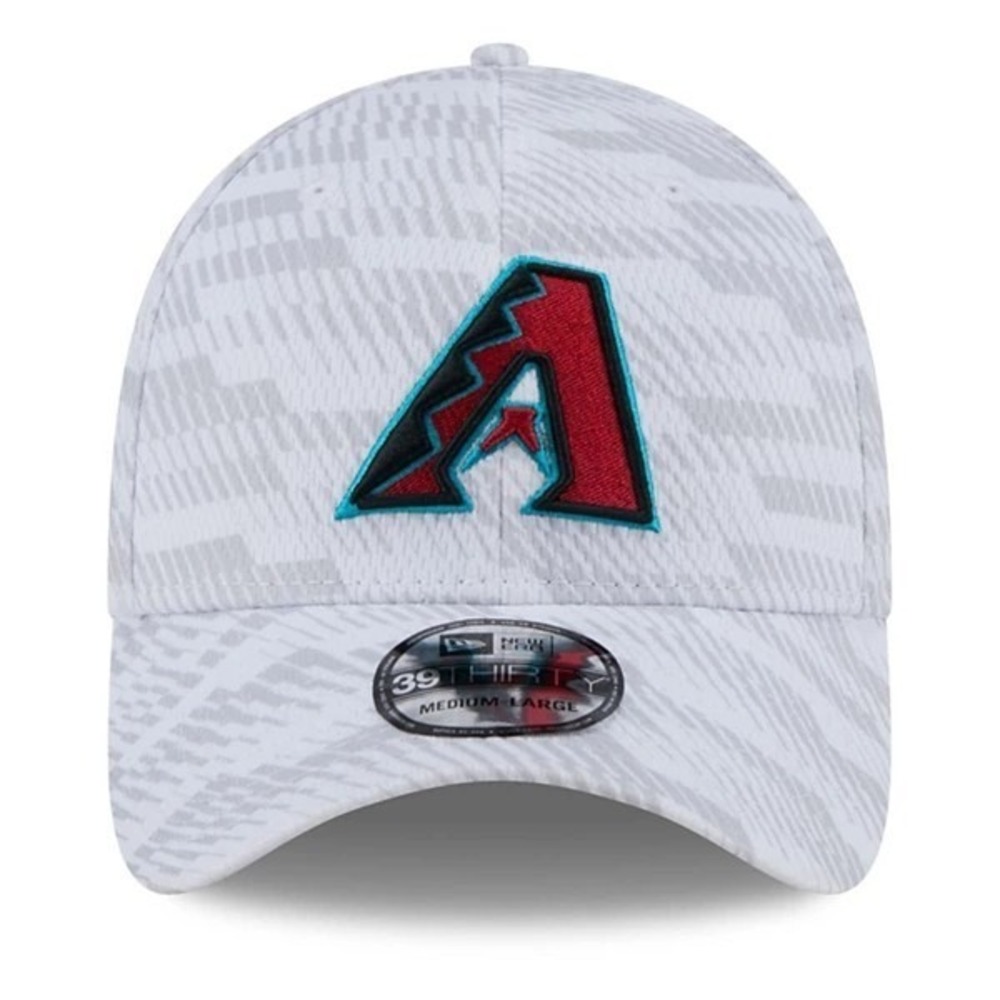 Kids' Arizona Diamondbacks New Era Graded 39THIRTY Fitted Hat One Size White New